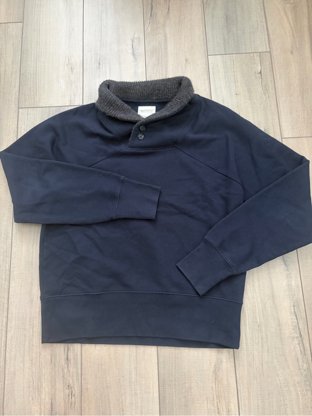 Billy Reid Shawl Collar Sweatshirt Sz Large
